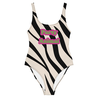 Party Animal (Zebra) One-Piece