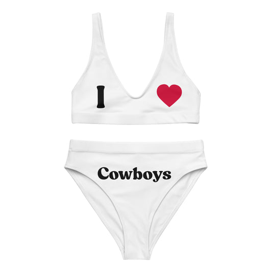 I Heart Cowboys Bikini