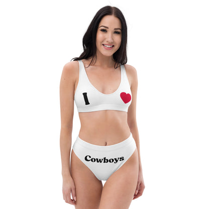 I Heart Cowboys Bikini