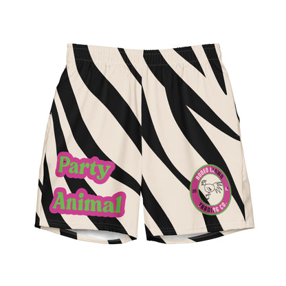 Party Animal (Zebra) Swimtrunks