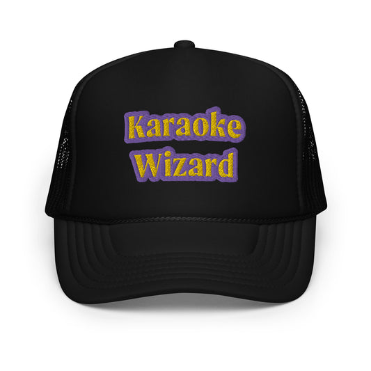 Karaoke Wizard Trucker Hat