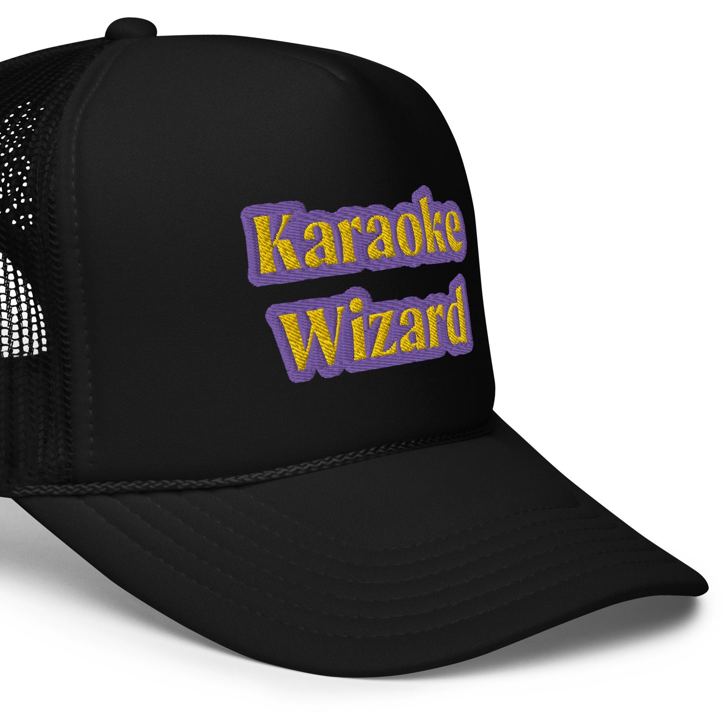 Karaoke Wizard Trucker Hat