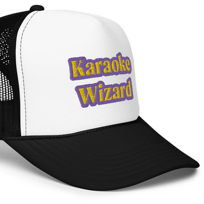 Karaoke Wizard Trucker Hat