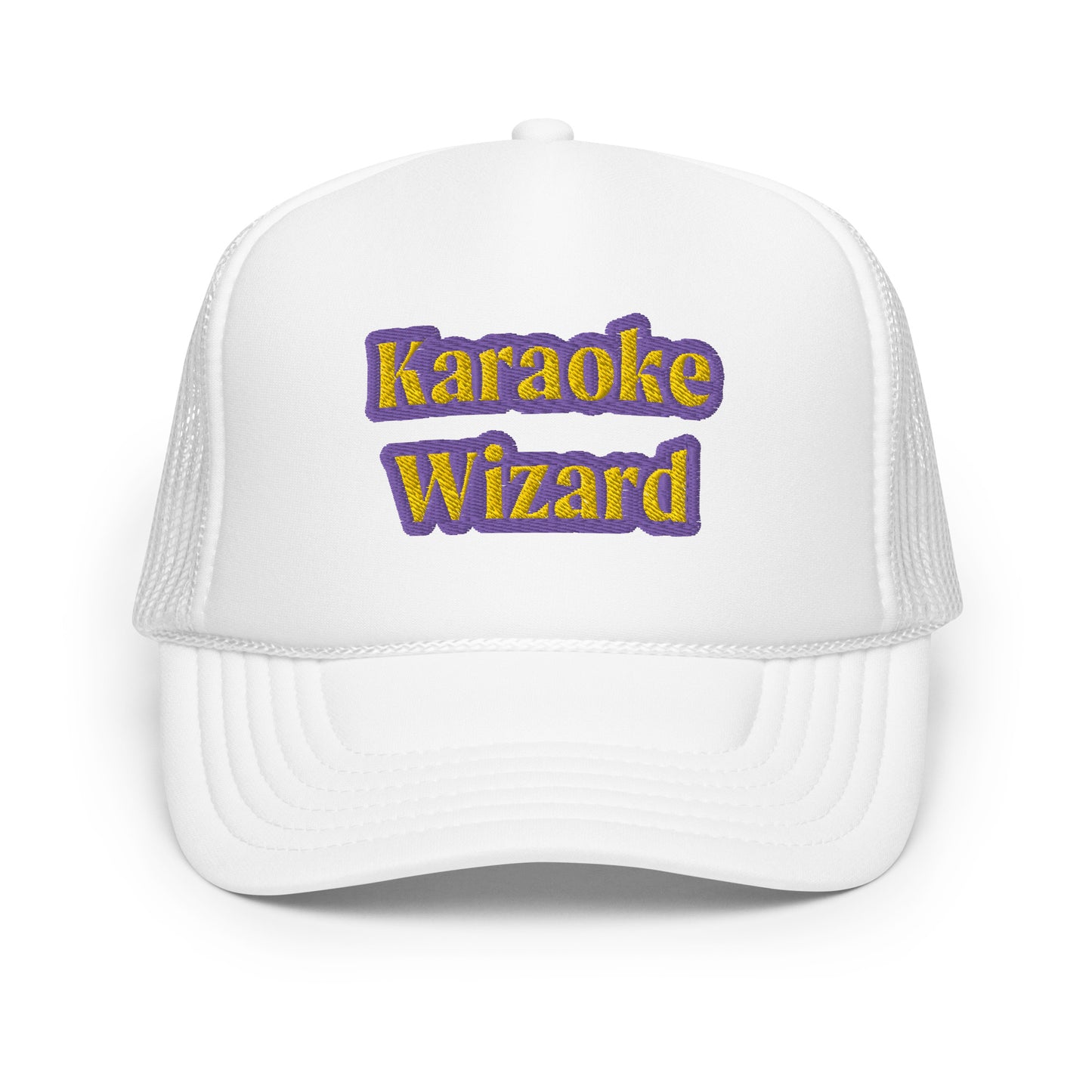 Karaoke Wizard Trucker Hat