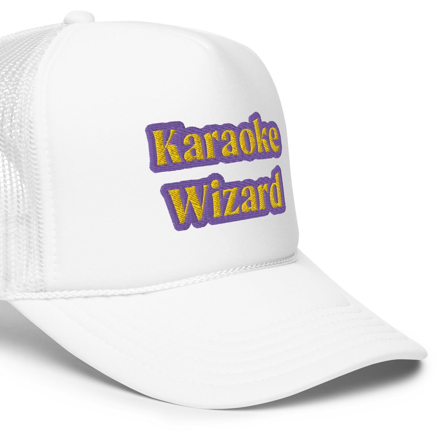 Karaoke Wizard Trucker Hat